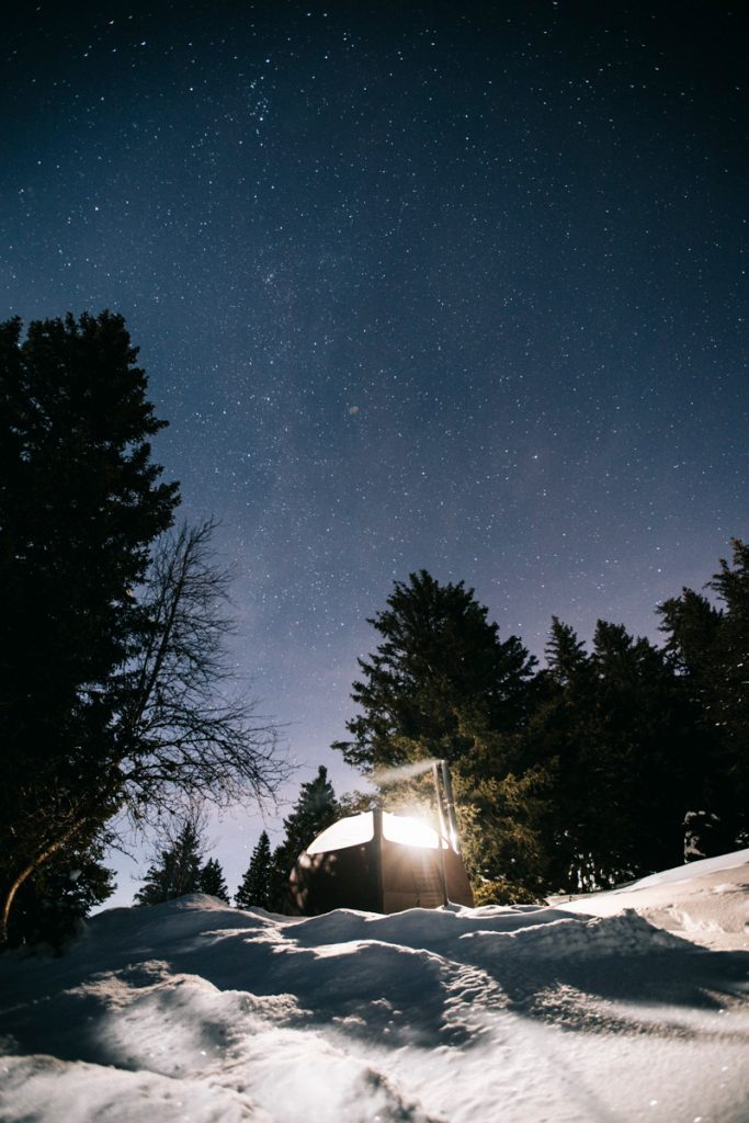 Nuit en Alti-dôme insolite avec Alpes Bivouac. crédit photo : Clara Ferrand - blog Wildroad