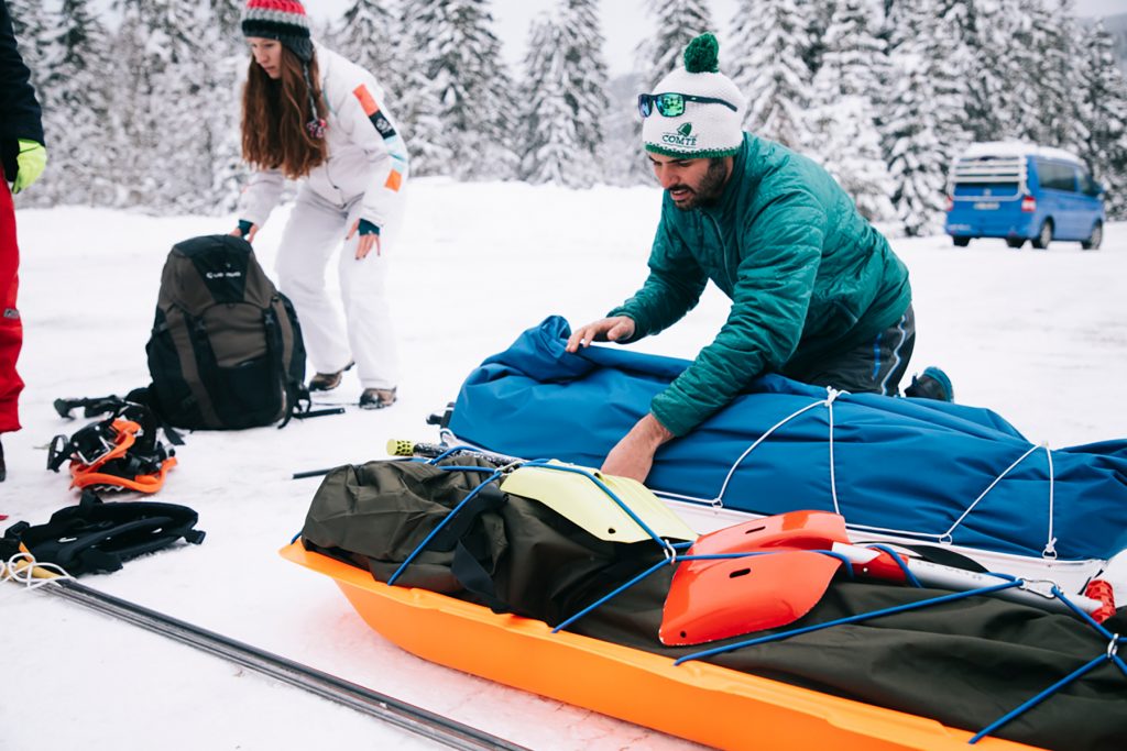 Comment choisir sa pulka pour une expédition hivernale. crédit photo : Clara Ferrand - blog Wildroad
