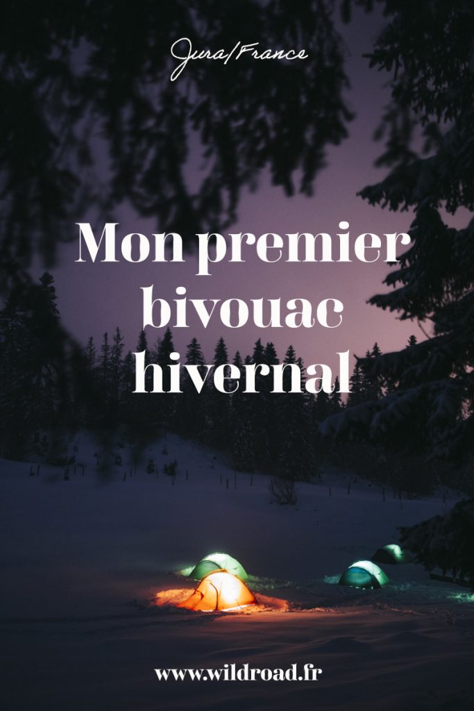 Faire mon premier bivouac hivernal dans la neige : tous les conseils pour réussir son aventure sans finir gelé. crédit photo : Clara Ferrand - blog Wildroad #jura #suisse #weekend #microaventure #bivouac #initiation #bivouachivernal 