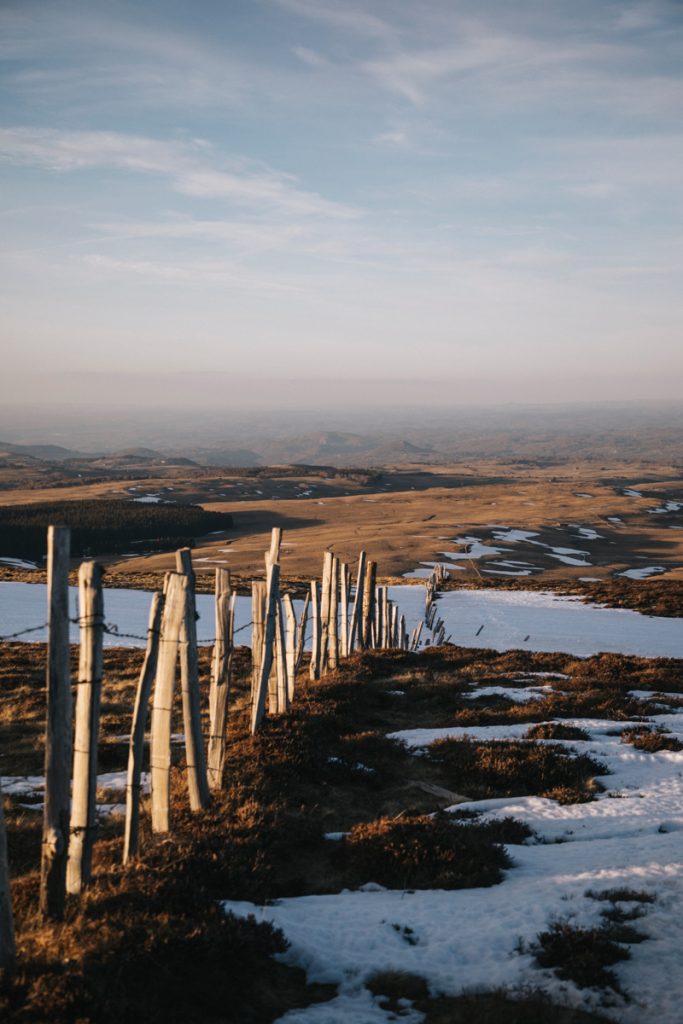 Randonnée sur le plateau de Trizac en hiver. crédit photo : Clara Ferrand - blog Wildroad