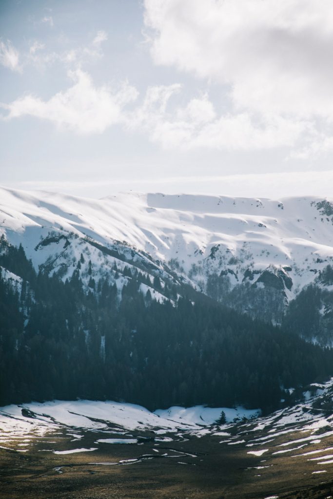 Le Puy Mary en hiver. crédit photo : clara Ferrand - blog Wildroad