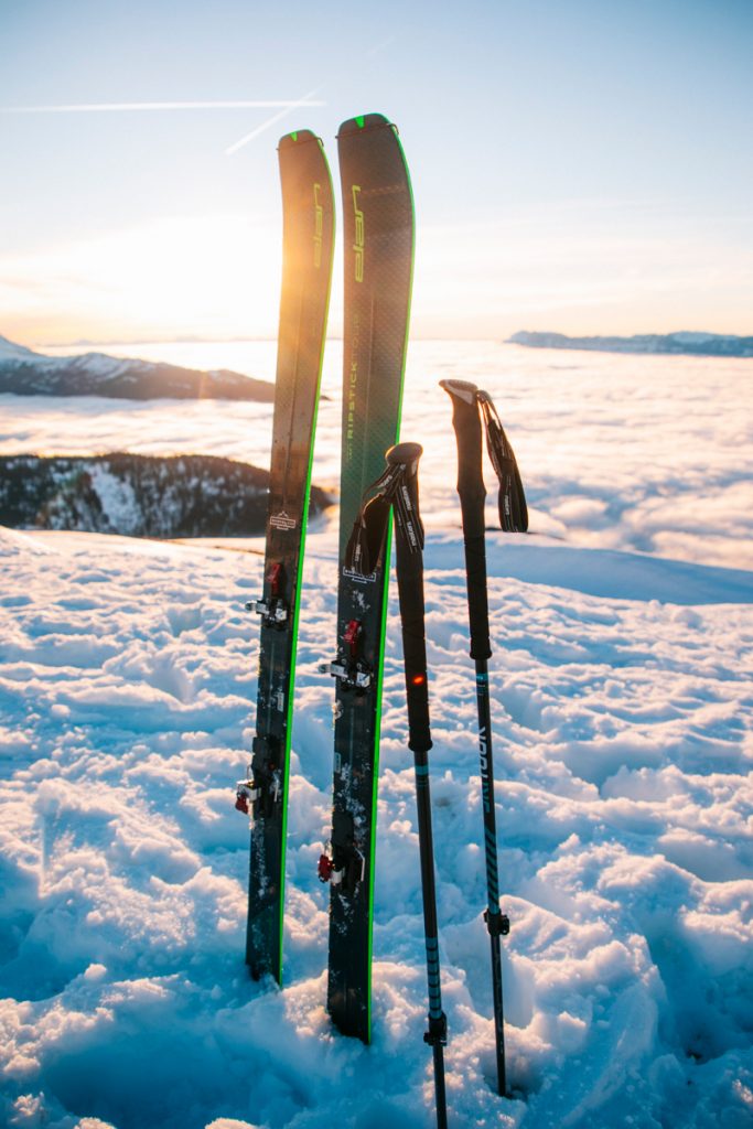 Les meilleures ski de randonnée pour un niveau débutant. crédit photo : Clara Ferrand - blog WIldroad