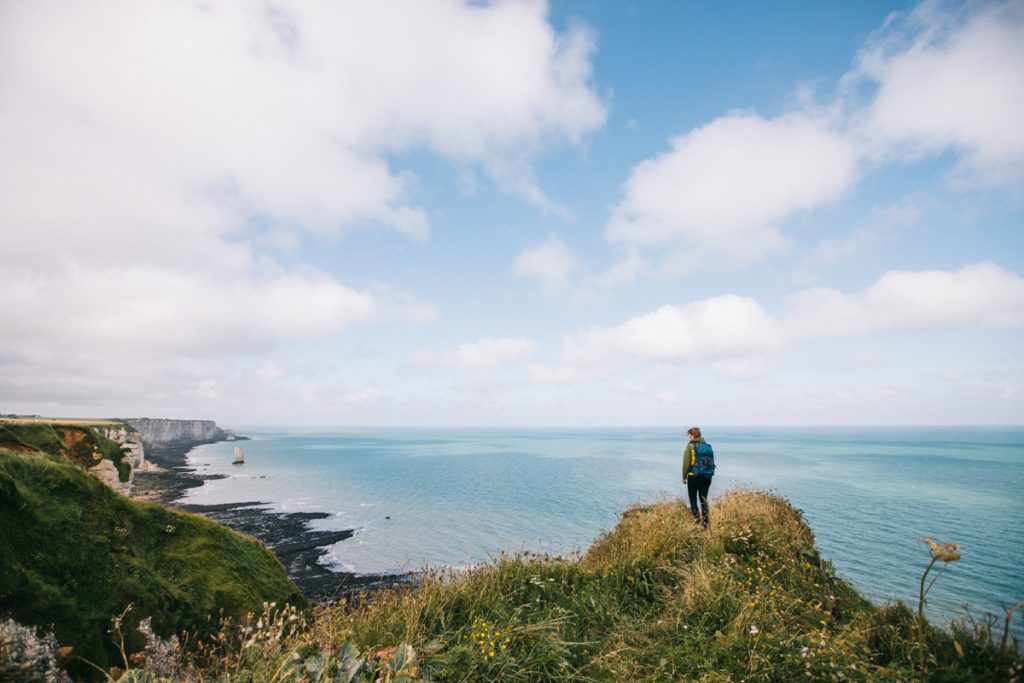 La côte d'Albâtre, une belle randonnée sur le GR21. crédit photo : ClaraFerrand - blog WIldroad