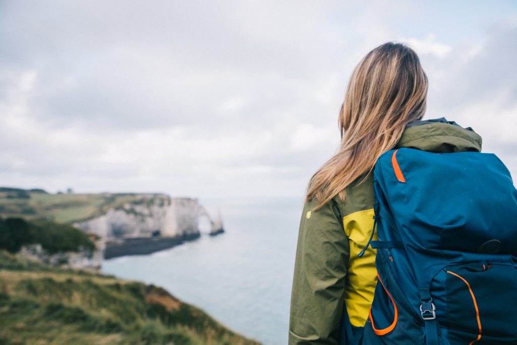 Faire le GR21 en Normandie, le sentier des falaises. crédit photo : Clara Ferrand - blog Wildroad