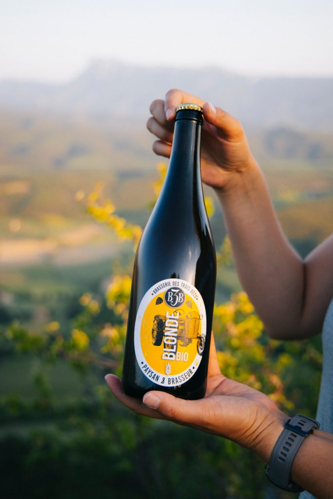 La brasserie artisanale des 3 becs dans la Drôme. crédit photo : Clara Ferrand - blog Wildroad