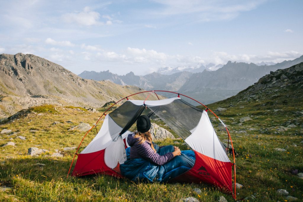Bivouac dans le massif des Cerces. crédit photo : Clara Ferrand - blog Wildroad