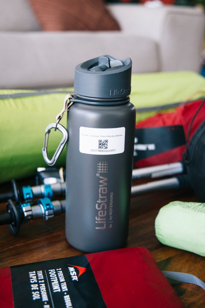 Tester le pack bivouac des Petits Montagnards. crédit photo : Clara Ferrand - blog Wildroad