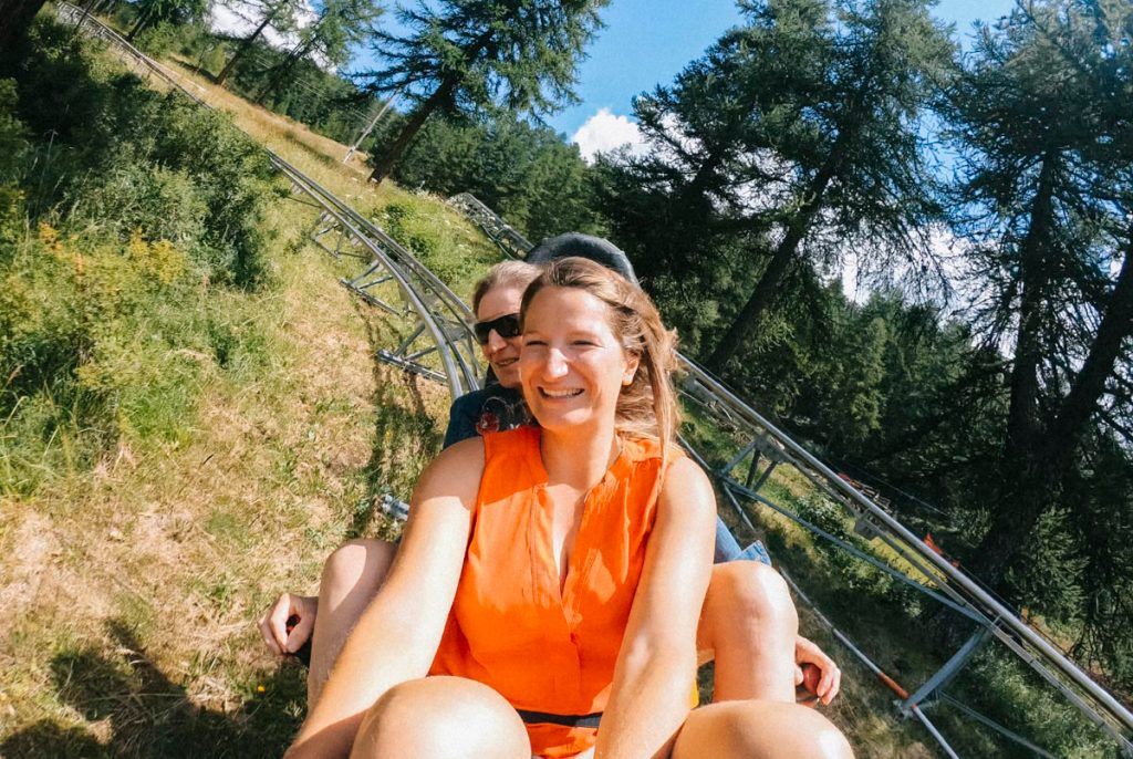 Que faire l'été aux Orres de la luge d'été. crédit photo : Clara Ferrand - blog WIldroad