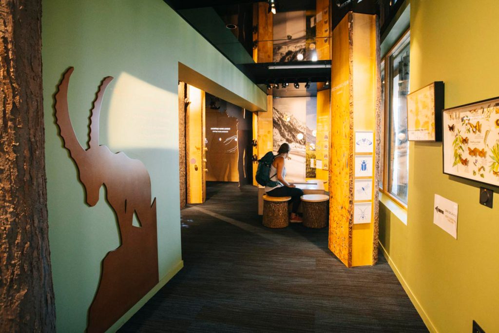 Visiter l'espace musée de Vaujany pour un cours d'histoire sur l'Oisons. crédit photo : Clara Ferrand - blog Wildroad