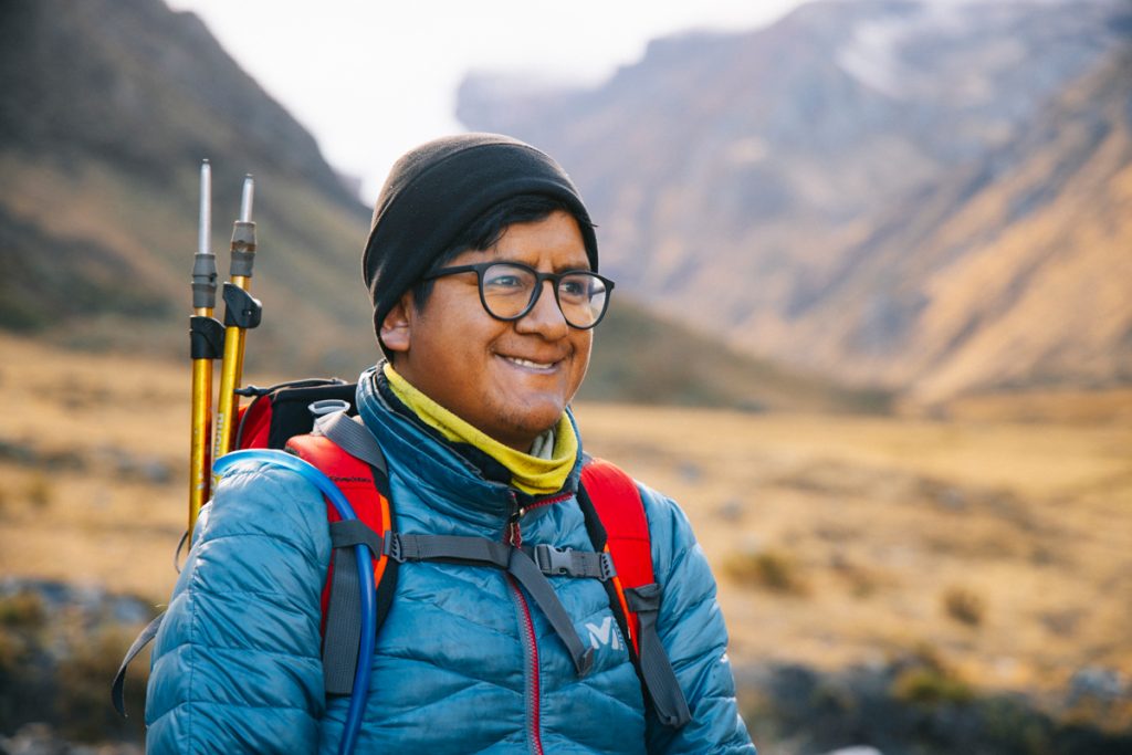 Christian notre assistant guide sur le tour du Huayhuash. crédit photo : Clara Ferrand - blog Wildroad