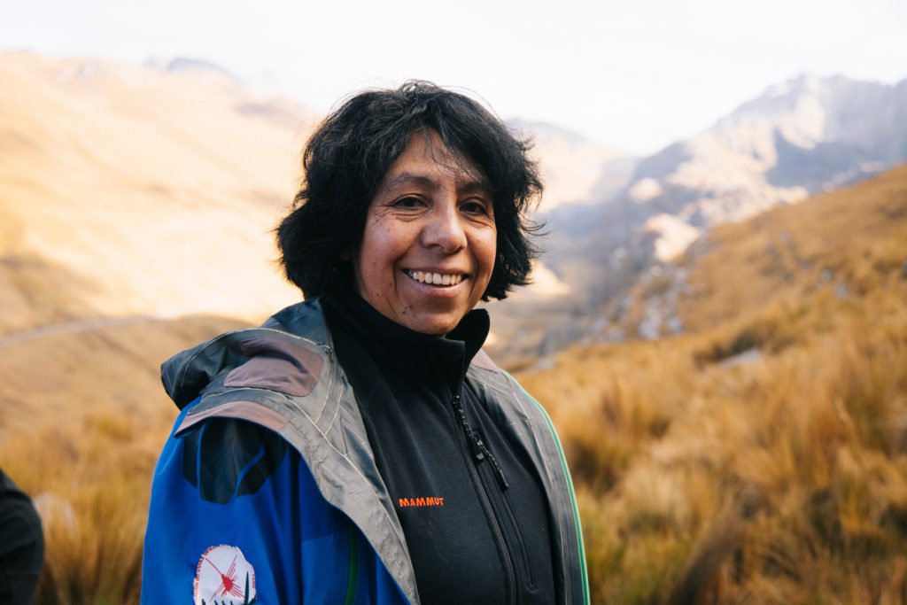 Mercedes, guide pour le tour du Huayhuash avec Allibert trekking depuis 20 ans. crédit photo : Clara Ferrand - blog Wildroad