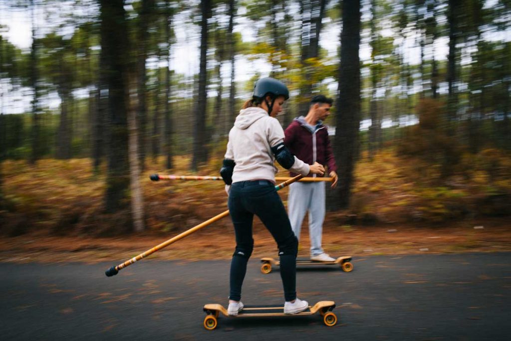 Tester une activité insolite le landpaddle. crédit photo : Clara Ferrand - blog Wildroad