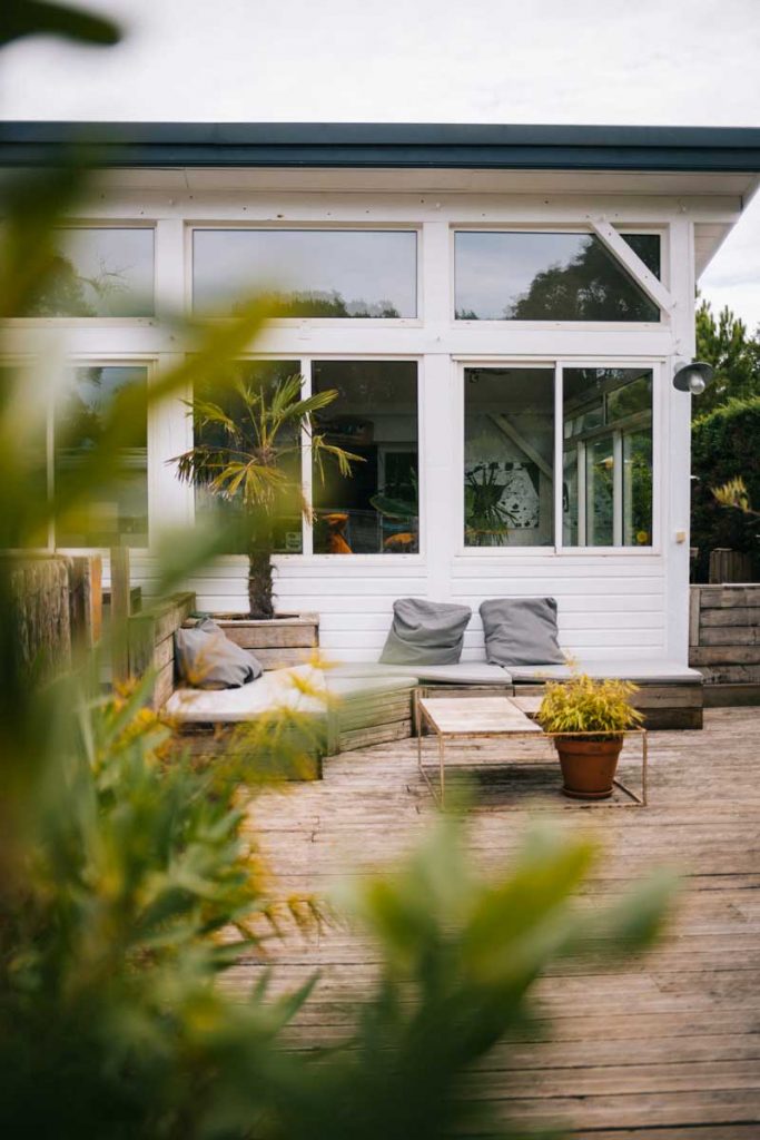 Surf house du Board'n breakfast à Labenne dans les Landes. crédit photo : Clara Ferrand - blog Wildroad