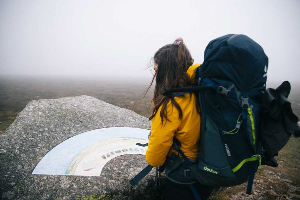 Brouillard au sommet de Finiels sur les mont-Lozère. crédit photo : Clara Ferrand - blog Wildroad