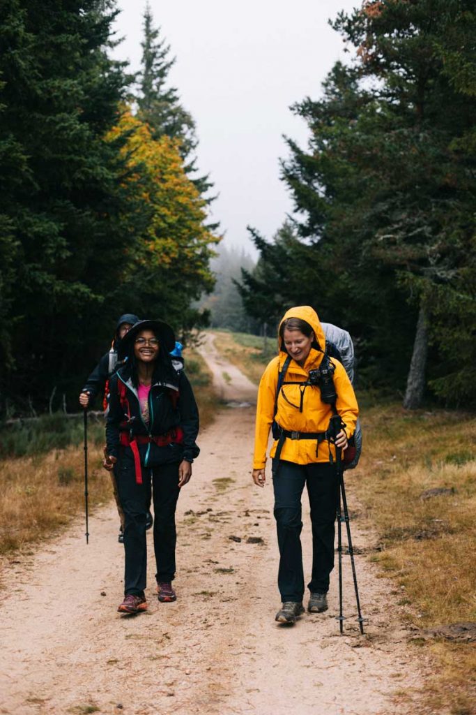 Les rencontres avec les autres randonneurs sur le chemin de Stevenson. crédit photo : Clara Ferrand - blog Wildroad