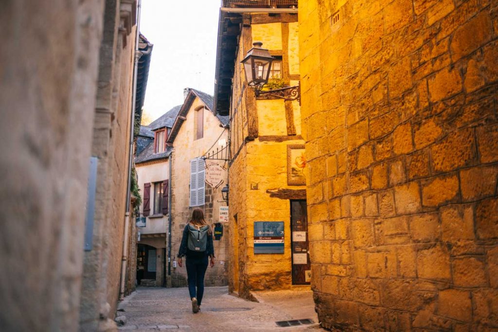 Sarlat pendant la guerre de cent ans. crédit photo : Clara Ferrand - blog Wildroad
