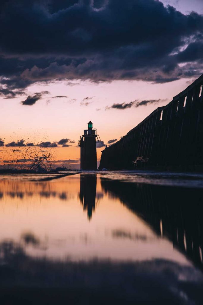 Le monument le plus vieux de Capbreton : le ponton de l'Estacade de napoléon III. crédit photo : Clara Ferrand - blog Wildroad