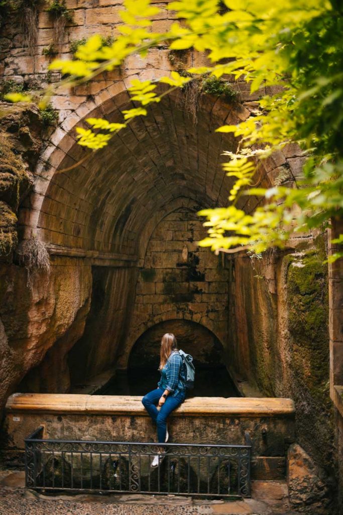 La fontaine de Sarlat cité d'art et d'histoire en Dordogne; crédit photo : Clara Ferrand - blog Wildroad