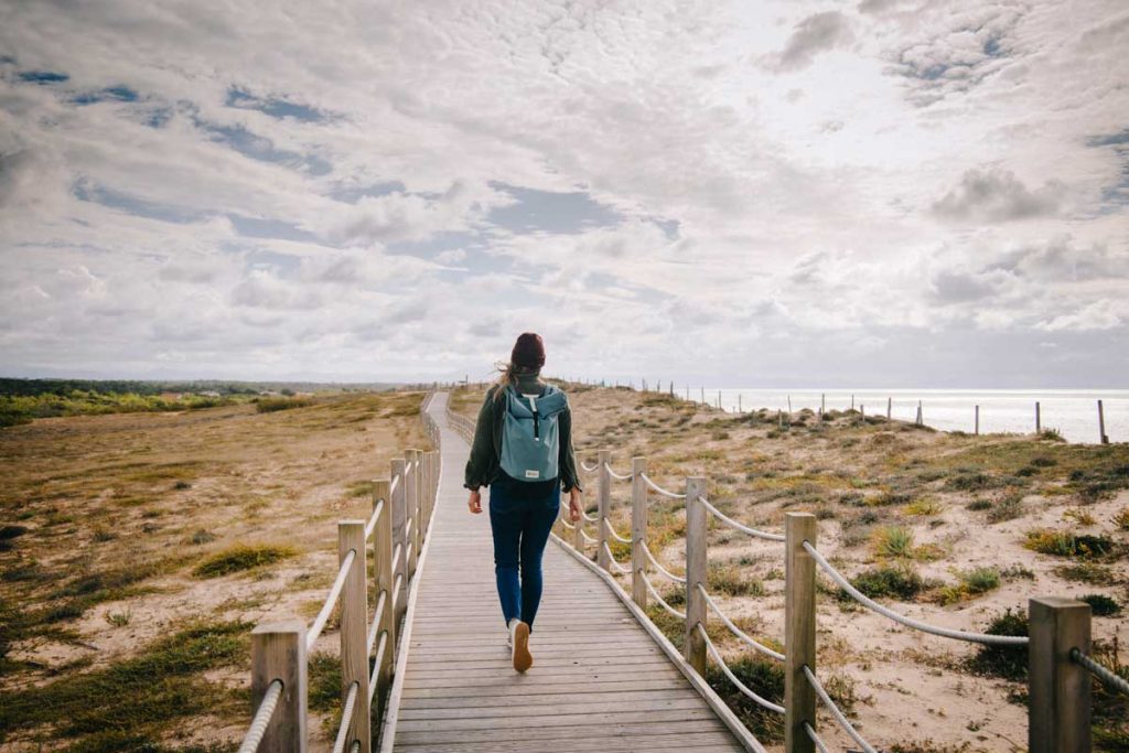 Les dunes de Labenne sur la côte Atlantique. crédit photo : Clara Ferrand - blog Wildroad