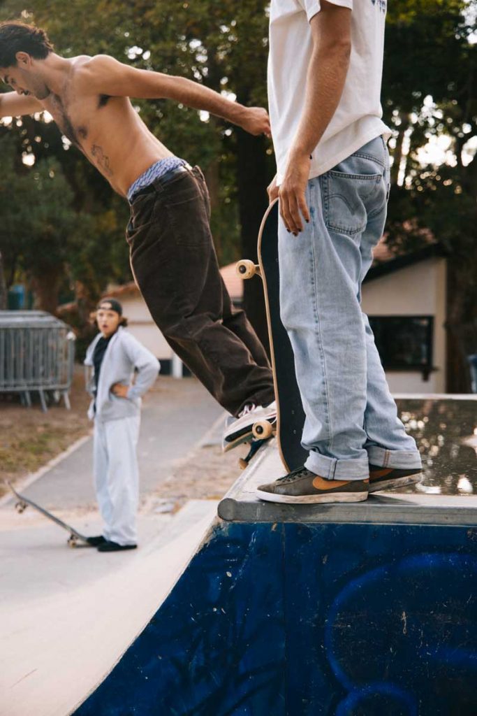 Le skate Park d'entrainement des JO 2024 à Capbreton. crédit photo : Clara Ferrand - blog Wildroad