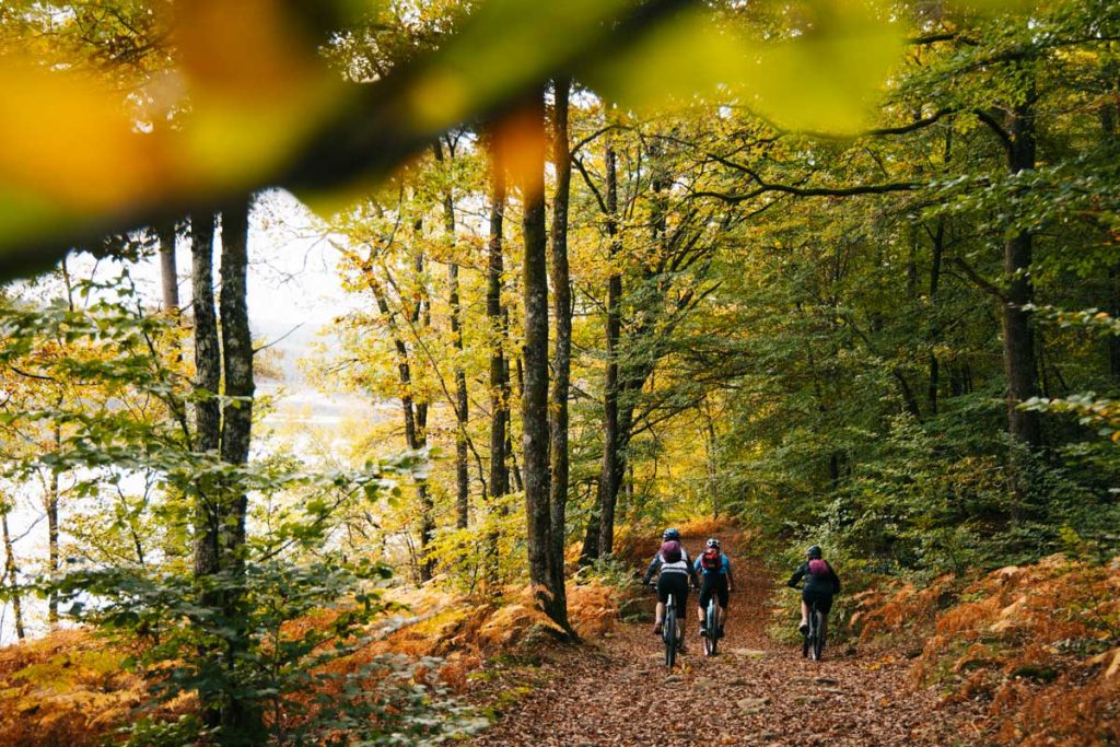 Louer un VTT autour du lac de Vassivière pour une balade. crédit photo : Clara Ferrand - blog Wildroad