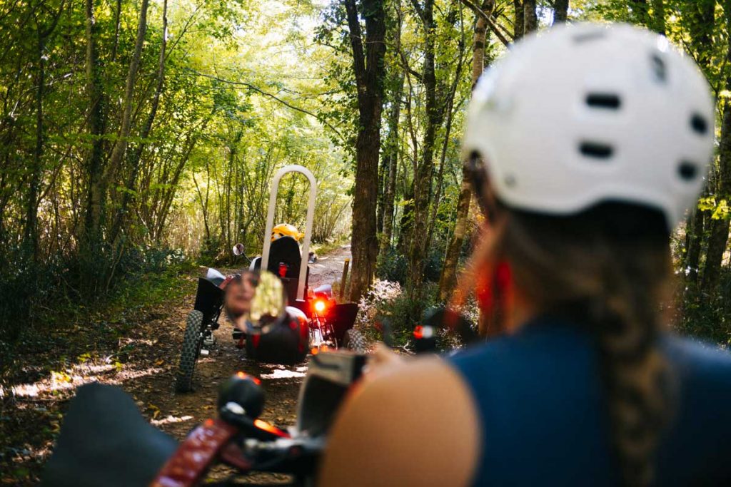 Randonnée en swincar tout terrain en Dordogne. crédit photo : Clara Ferrand - blog Wildroad