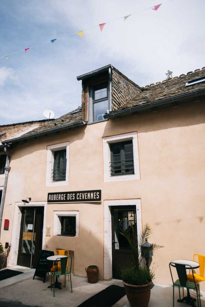 L'auberge des Cévennes sur le chemin de Stevenson. crédit photo : Clara Ferrand - blog Wildroad