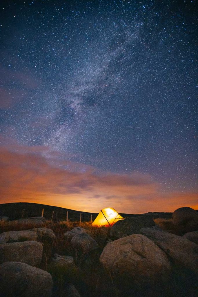 La reserve de ciel étoilé dans les Cévennes : bivouac et Voie lactée. crédit photo : Clara Ferrand - blog Wildroad