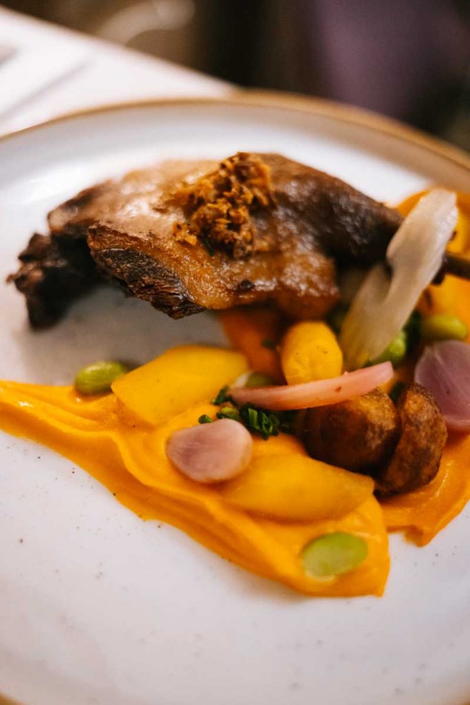 Manger au restaurant la Coulevrine. crédit photo : Clara Ferrand - blog Wildroad