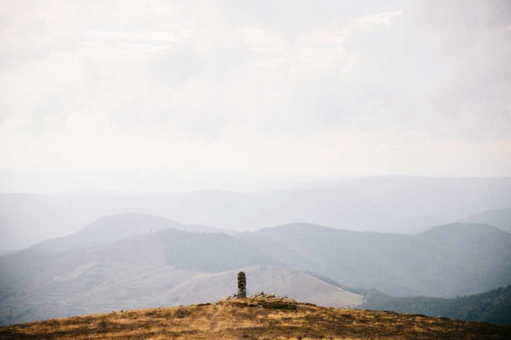 Le signal de bouges dans les Cévennes. crédit photo : Clara Ferrand - blog WIldroad