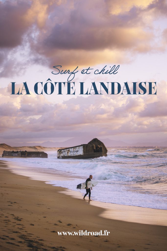 Apprendre le surf pendant une semaine sur la côte landaise dans un surf camp. crédit photo : Clara Ferrand - blog Wildroad #nouvelleaquitaine #surfcamp #sejourbienetre