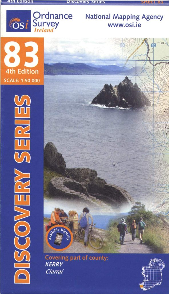Carte papier OSI pour vos itinéraires de randonnée en Irlande. crédit photo : Clara Ferrand - blog Wildroad