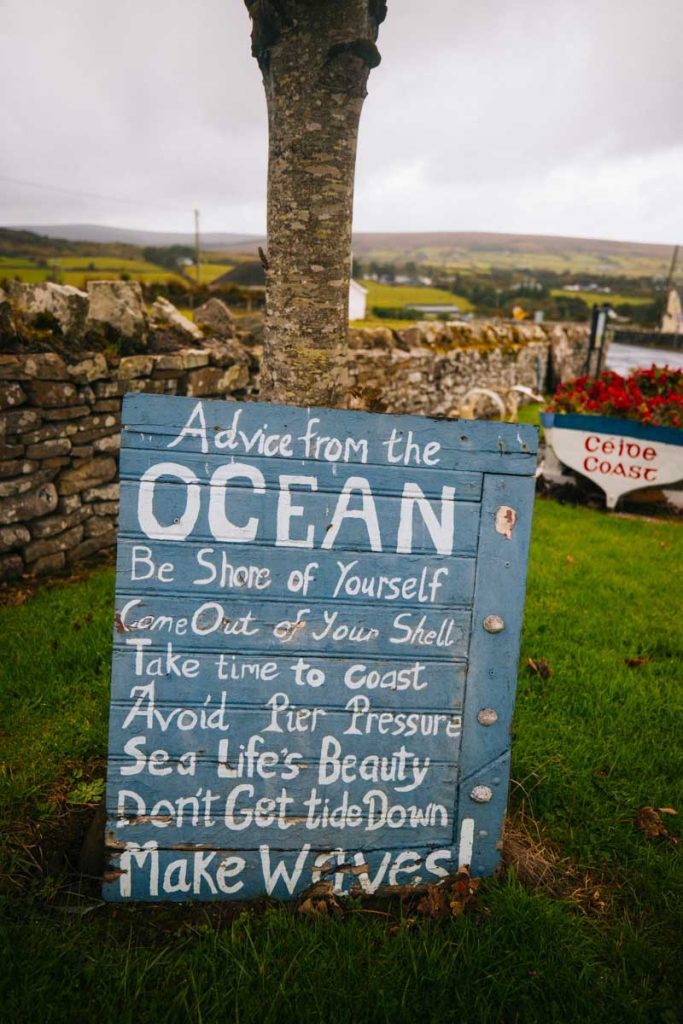 Advise from this ocean à Ballycastle sur la Western Way. crédit photo : Clara Ferrand - blog Wildroad