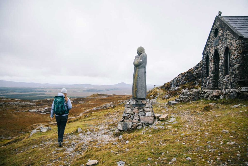 Chapelle celtique de Coargh Patrick dans la région du Connemara. crédit photo : Clara Ferrand - blog Wildroad