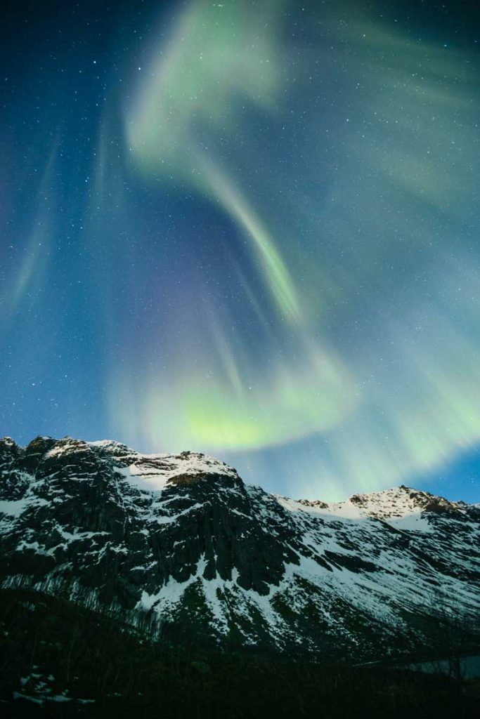 Chasser les aurores boréales en Norvège. crédit photo : Clara Ferrand - blog Wildroad
