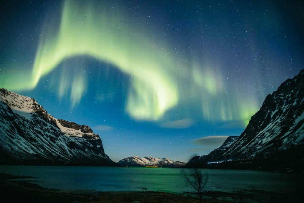 Voir des aurores boréales en Norvège en hiver. crédit photo : clara Ferrand - blog Wildroad