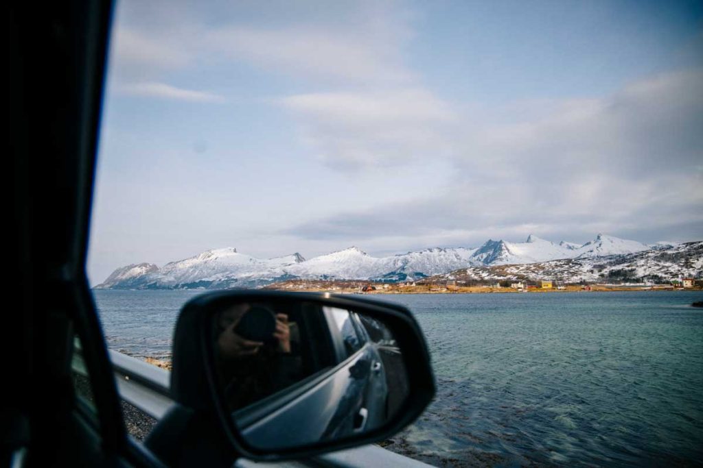 Louer une voiture à Tromso pour visiter la Norvège en hiver. crédit photo : Clara Ferrand - blog Wildroad