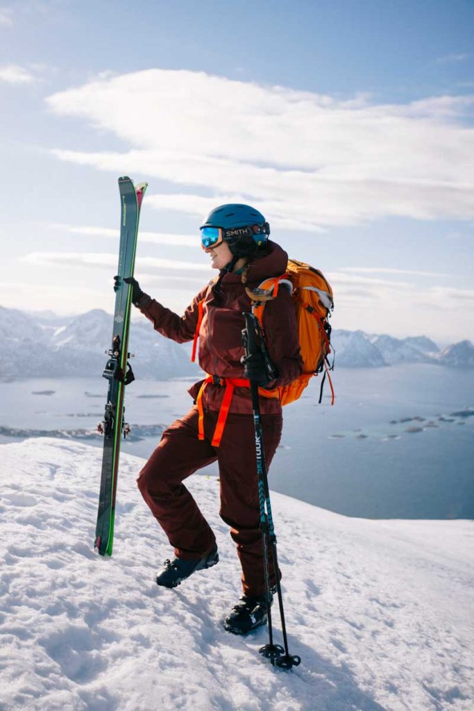 Faire du ski de randonnée autour de Tromso, quel équipement choisir. crédit photo : Clara Ferrand - blog Wildroad