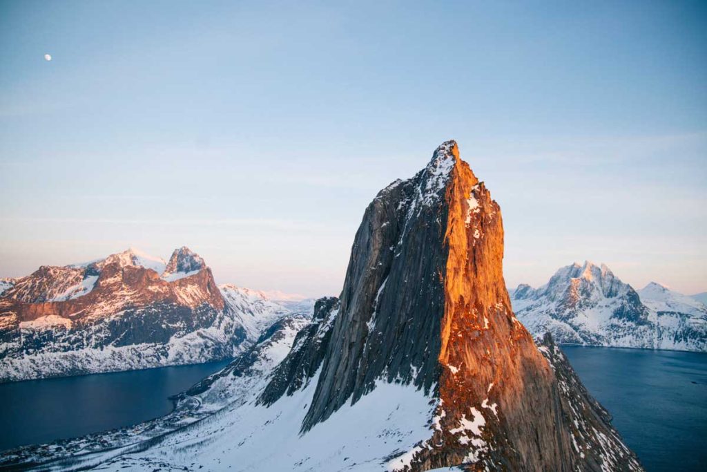 La randonnée de Segla sur l'île de Senja. crédit photo :Clara Ferrand - blog Wildroad