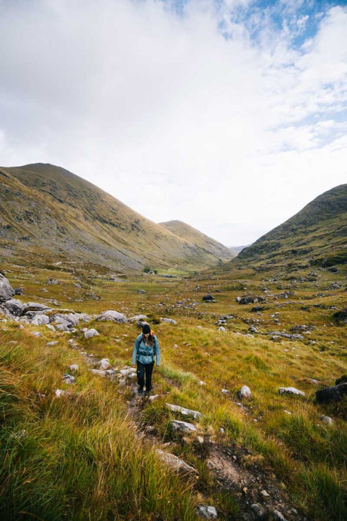 Les montagnes de Kerry, trek à la journée dans la Black Valley. crédit photo : Clara Ferrand - blog Wildroad