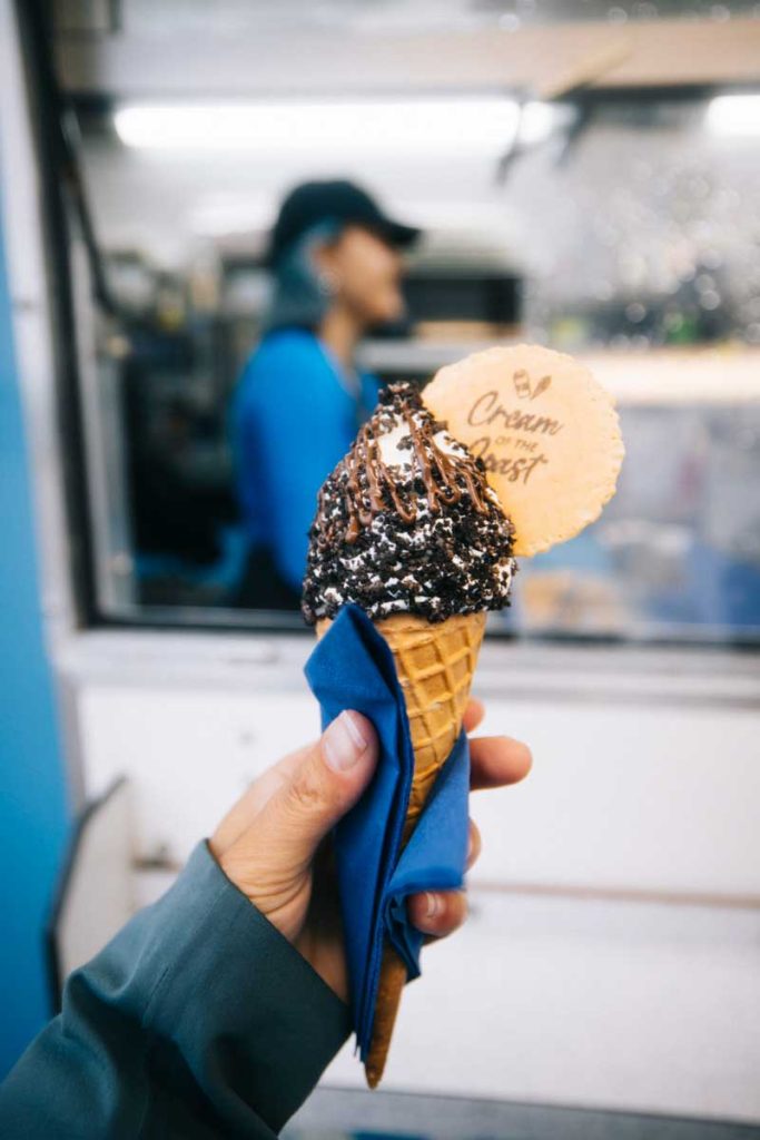Les glaces de The cream of the Coast à Magheracross. crédit photo : Clara Ferrand - blog Wildroad