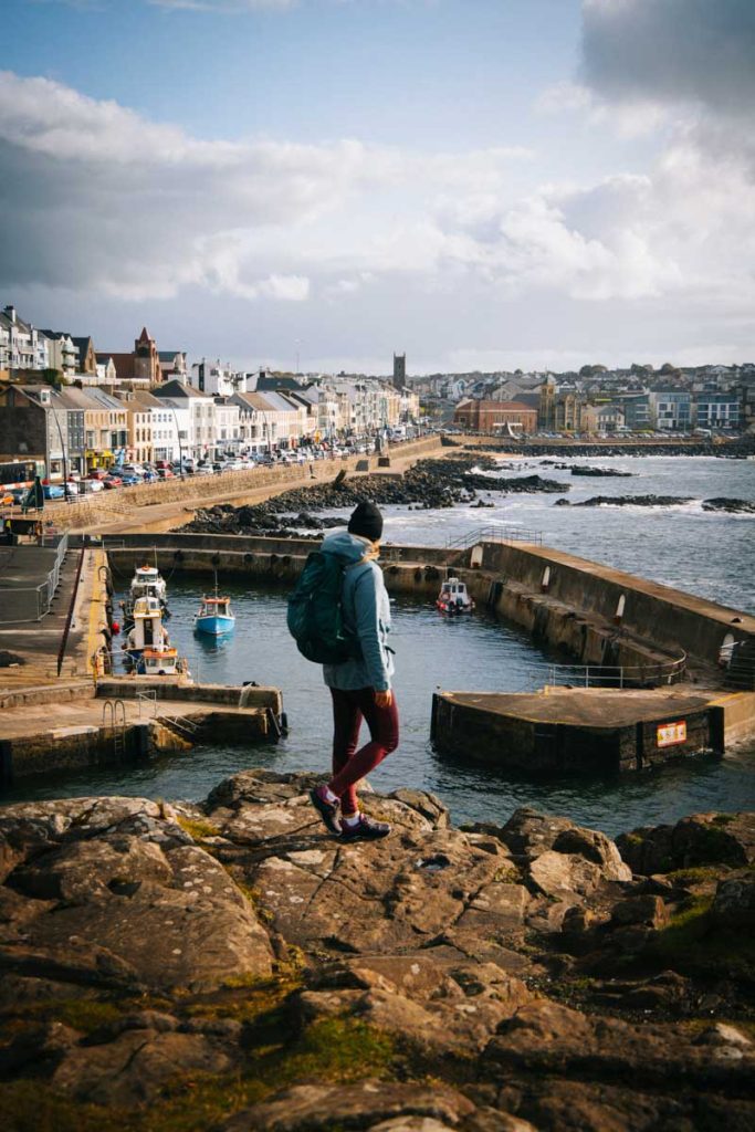 La ville de Portstewart sur la côte irlandaise. crédit photo : Clara Ferrand - blog Wildroad