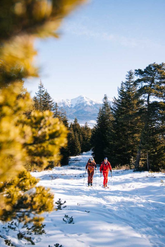 Un itinéraire ski de randonnée depuis la station de Chabanon. crédit photo : Clara Ferrand - blog Wildroad