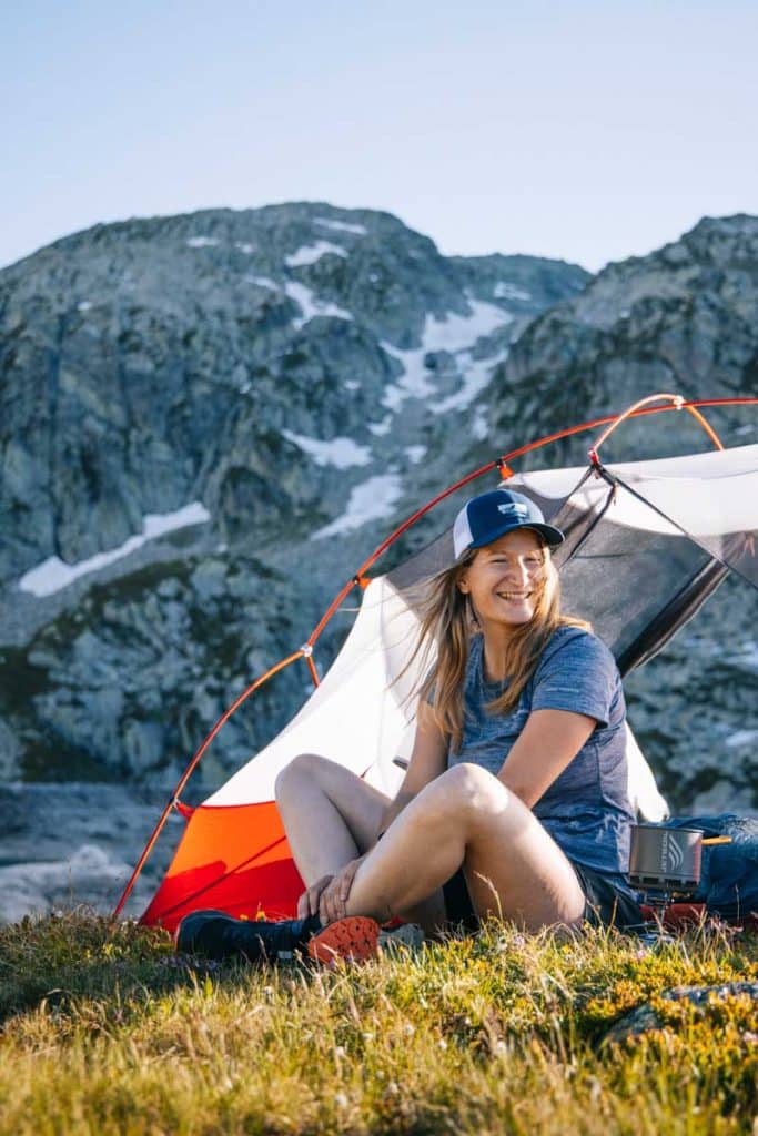 Équipement pour faire un bivouac en Belledonne. crédit photo : clara Ferrand - blog Wildroad