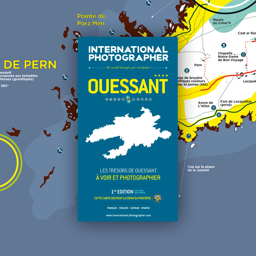 La carte d'Ouessant par l'international Photographer 