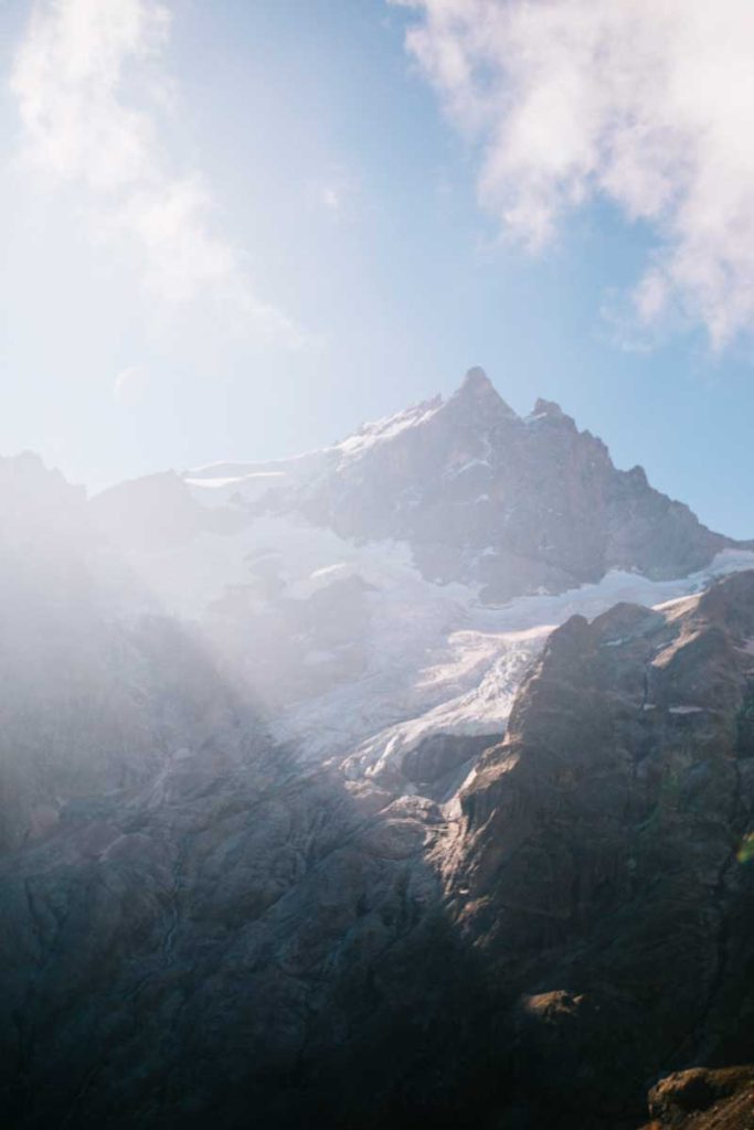 Glacier de la Meije dans les Écrins. crédit photo : Clara Ferrand - blog Wildroad