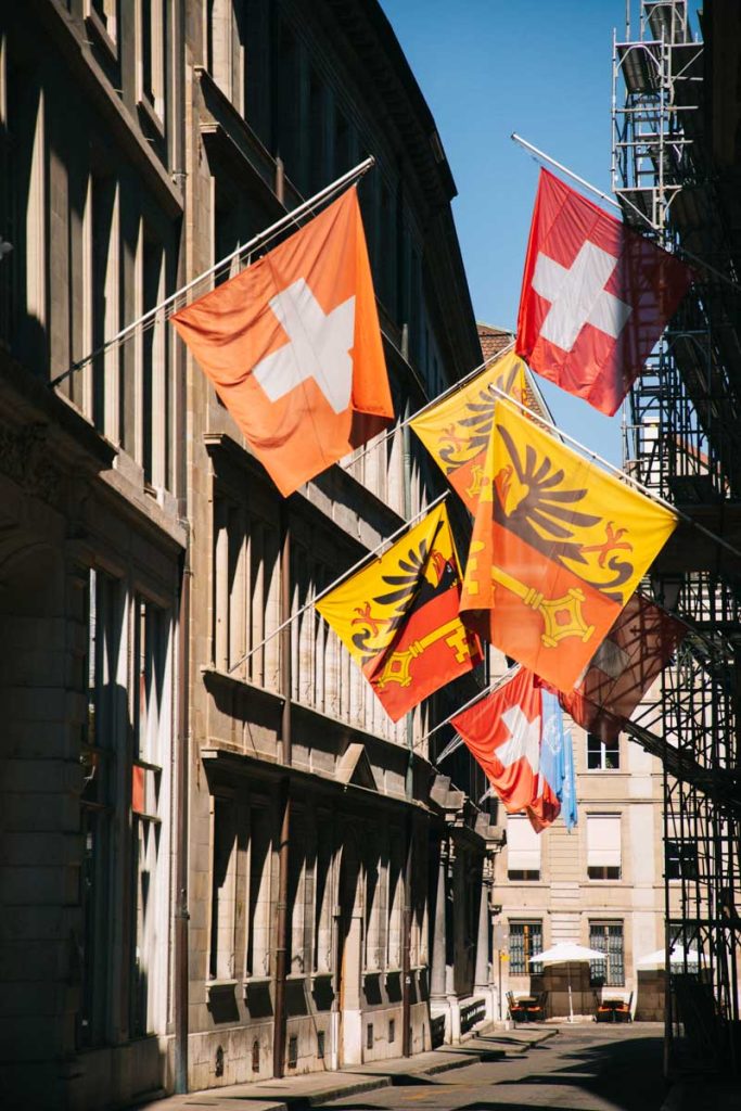 Les armorieries du canton de Genève. crédit photo : Clara Ferrand - blog Wildroad