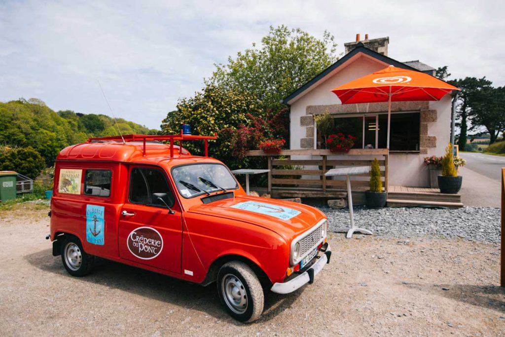 Un restaurant au pays des Abers, la crêperie du pont. crédit photo : clara Ferrand - blog Wildroad