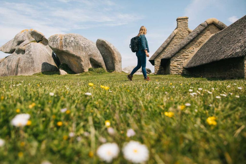 Le site de Meneham à côté de Kerlouan en Finistère. crédit photo : Clara ferrand - blog Wildroad