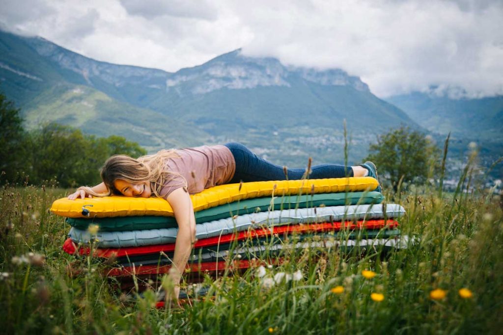 Les Rvalue s'additionnent pour donner l'isolation de votre matelas. crédit photo : Clara Ferrand - blog Wildroad